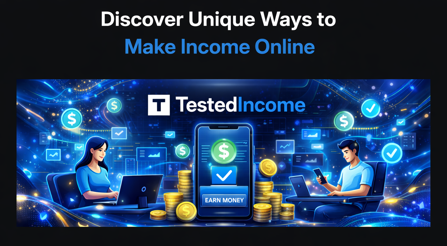 Discover Unique Ways to Make Income Online - TestedIncome